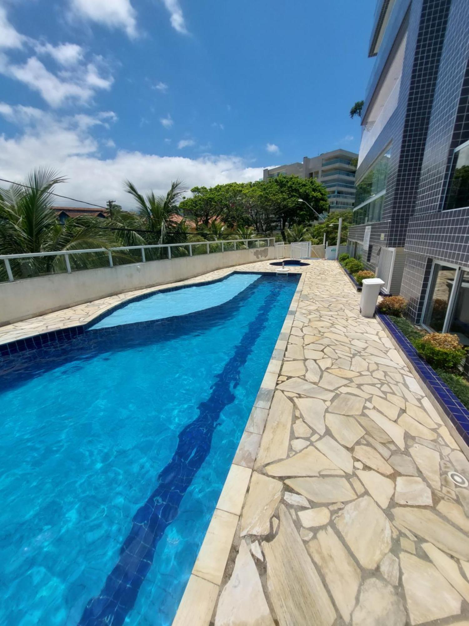 Apartamento A 50M Praia Maitinga, Wifi, Churrasqueira Na Varanda ベルチオガ エクステリア 写真