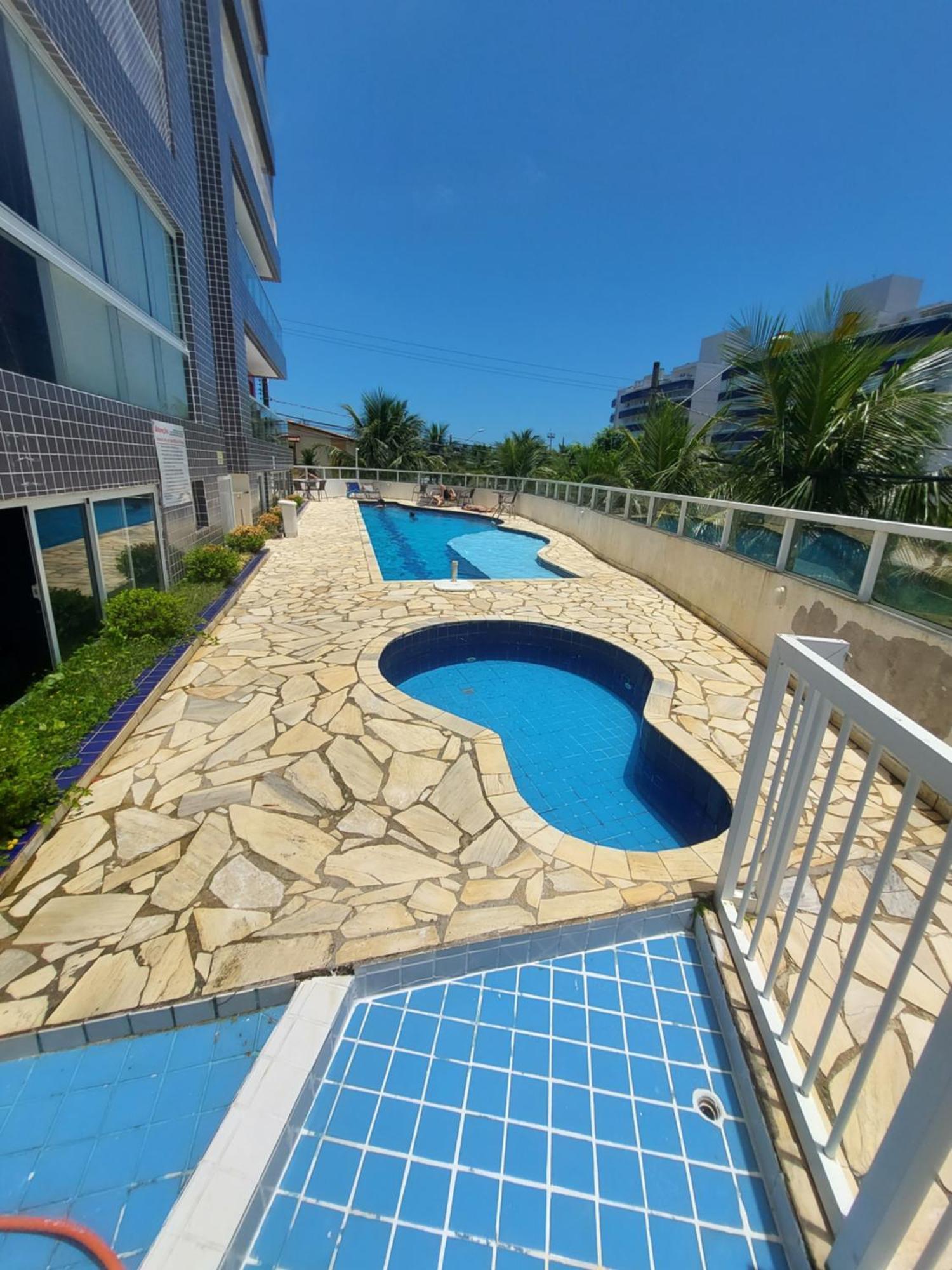Apartamento A 50M Praia Maitinga, Wifi, Churrasqueira Na Varanda ベルチオガ エクステリア 写真