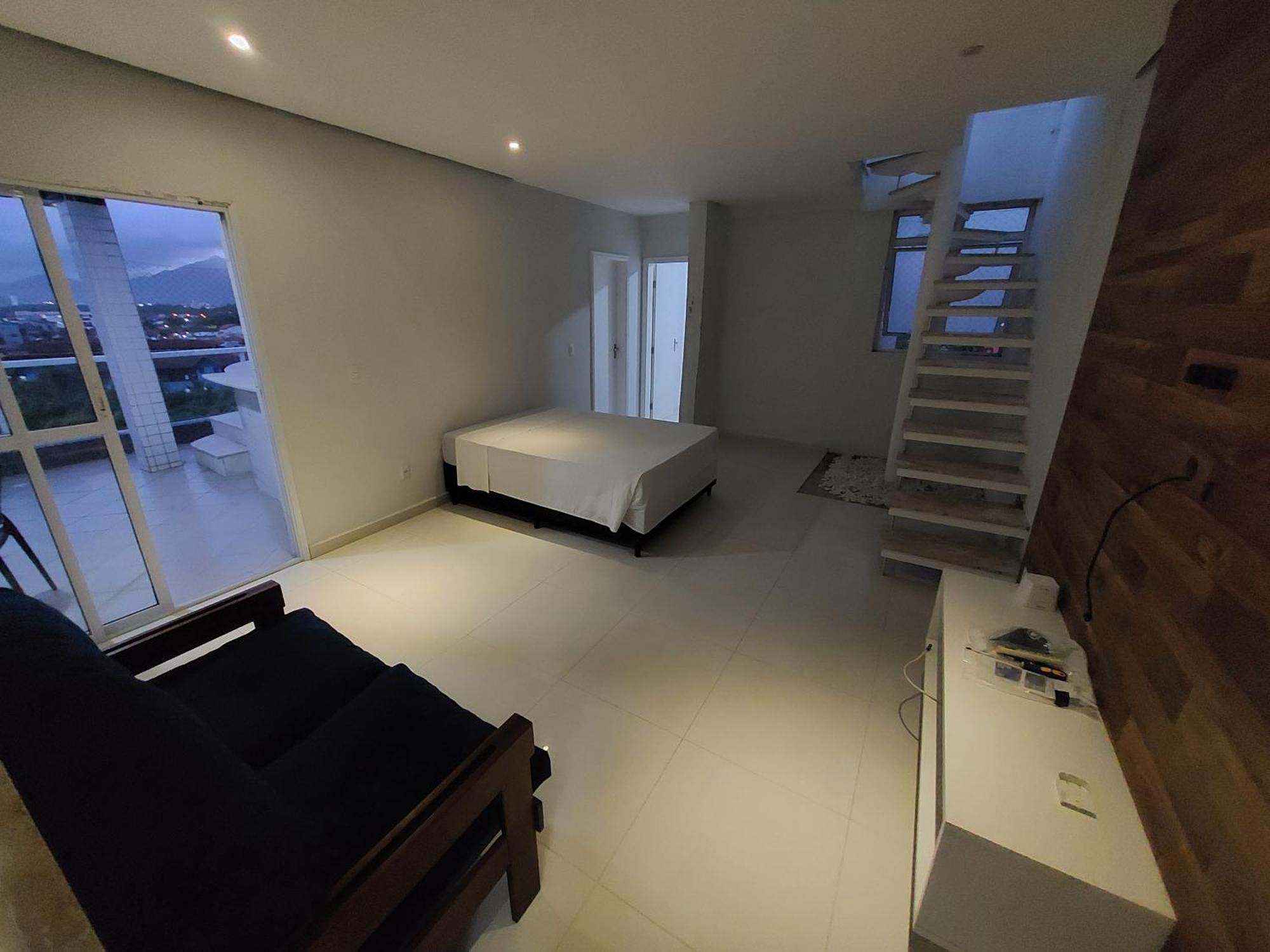 Apartamento A 50M Praia Maitinga, Wifi, Churrasqueira Na Varanda ベルチオガ 部屋 写真